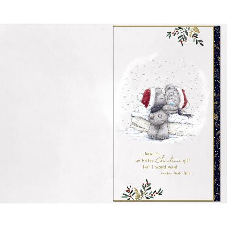 Fiancé Handmade Me to You Bear Christmas Card Extra Image 1